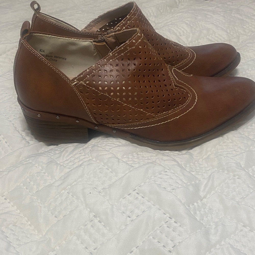 Corkys Brown Ankle Booties